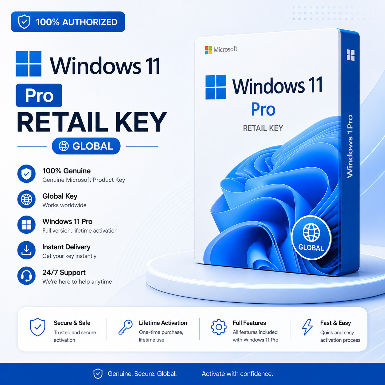 Windows 11 Pro Retail Key Global